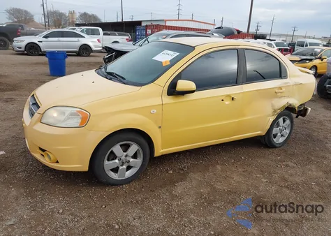 2008 Chevrolet Aveo Ls из США, поврежденный, VIN KL1TD56618B273417